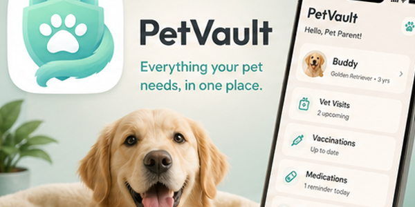 PetVault app screenshot